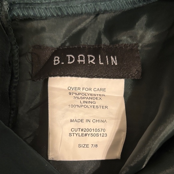 B Darlin Teal Maxi Dress - Picture 4 of 4